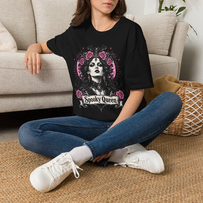 Pink Spooky Queen Pastel Gothic Glamour Witch T-Shirt