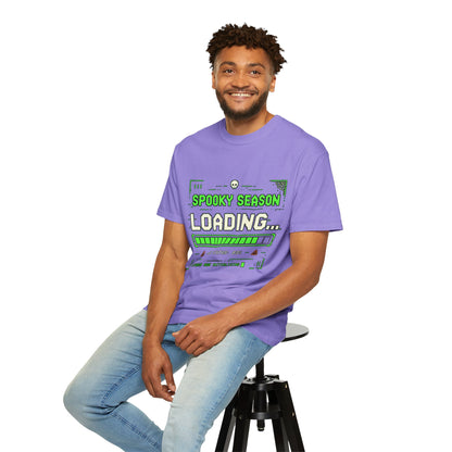 Spooky Season Loading Gamer Halloween Comfort Colors Tee