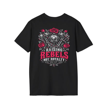 Raising Rebels Girl Dad Biker Graphic Tee