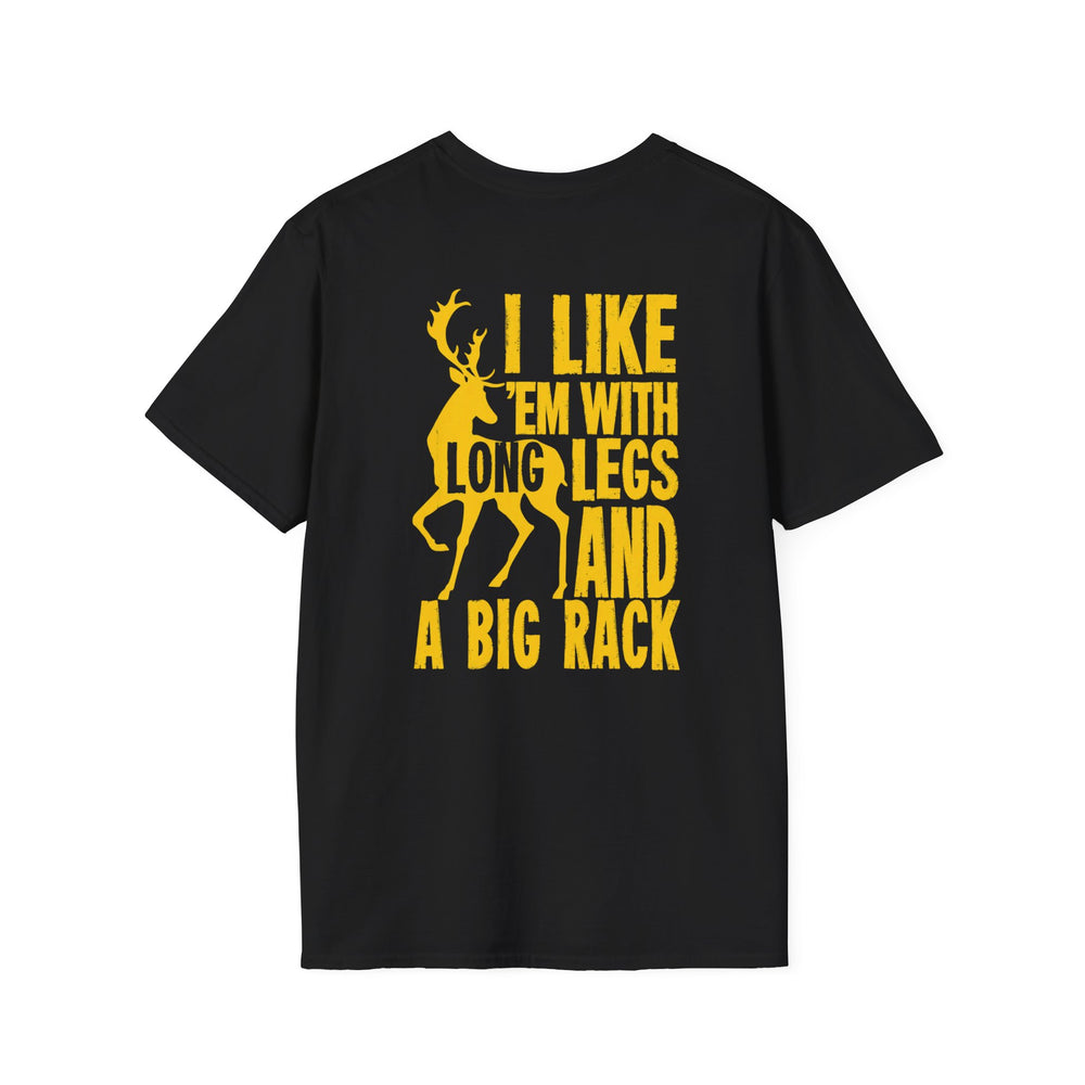 Long Legs Big Rack Deer Hunting Shirt – Funny Hunter Humor Tee