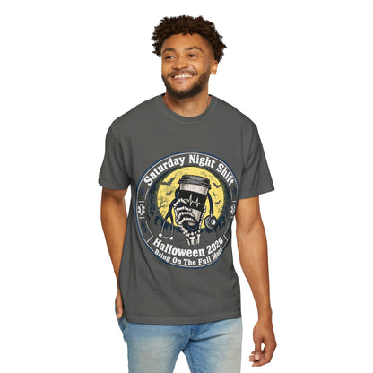 Saturday Night Shift Halloween 2026 Comfort Colors Tee