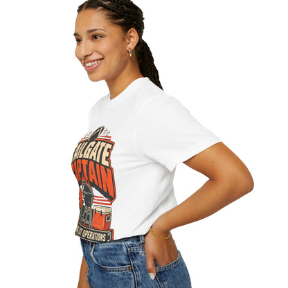 Tailgate Captain Football Game Day Comfort Colors T-Shirt