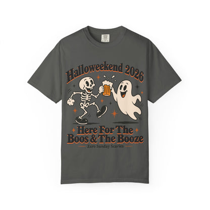 Halloweekend 2026 Boos & Booze Comfort Colors Tee