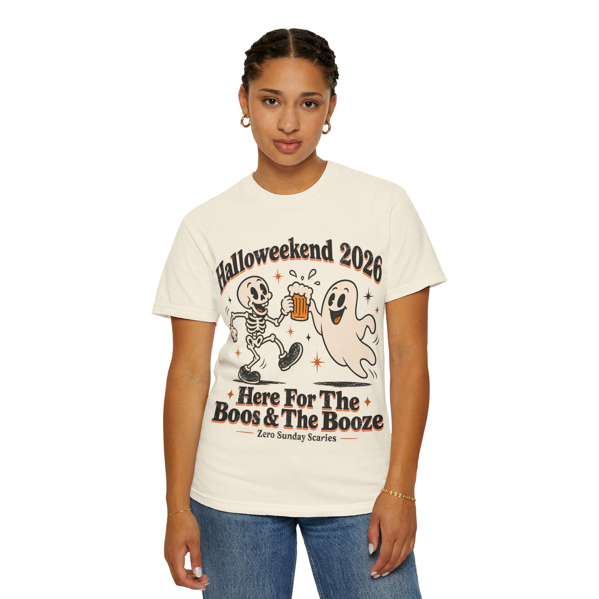 Halloweekend 2026 Boos & Booze Comfort Colors Tee