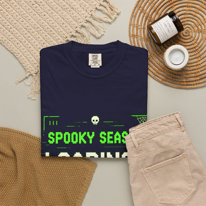 Spooky Season Loading Gamer Halloween Comfort Colors Tee