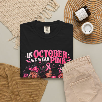 In October We Wear Pink My Coven Fights in Pink Tee
