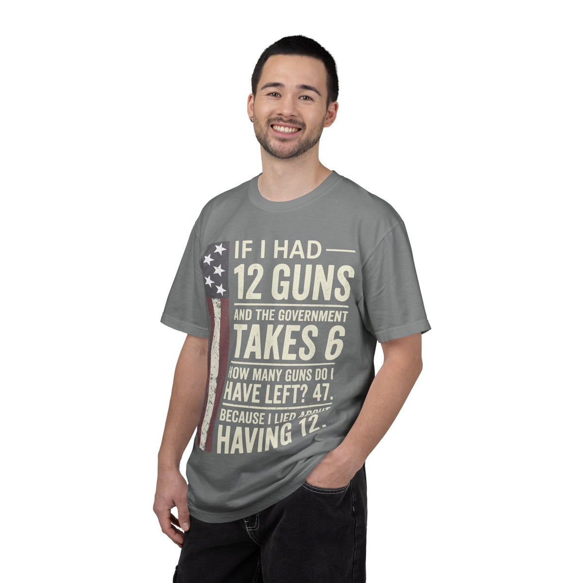 If I Had 12 Guns Funny Gun Math Comfort Colors T-Shirt