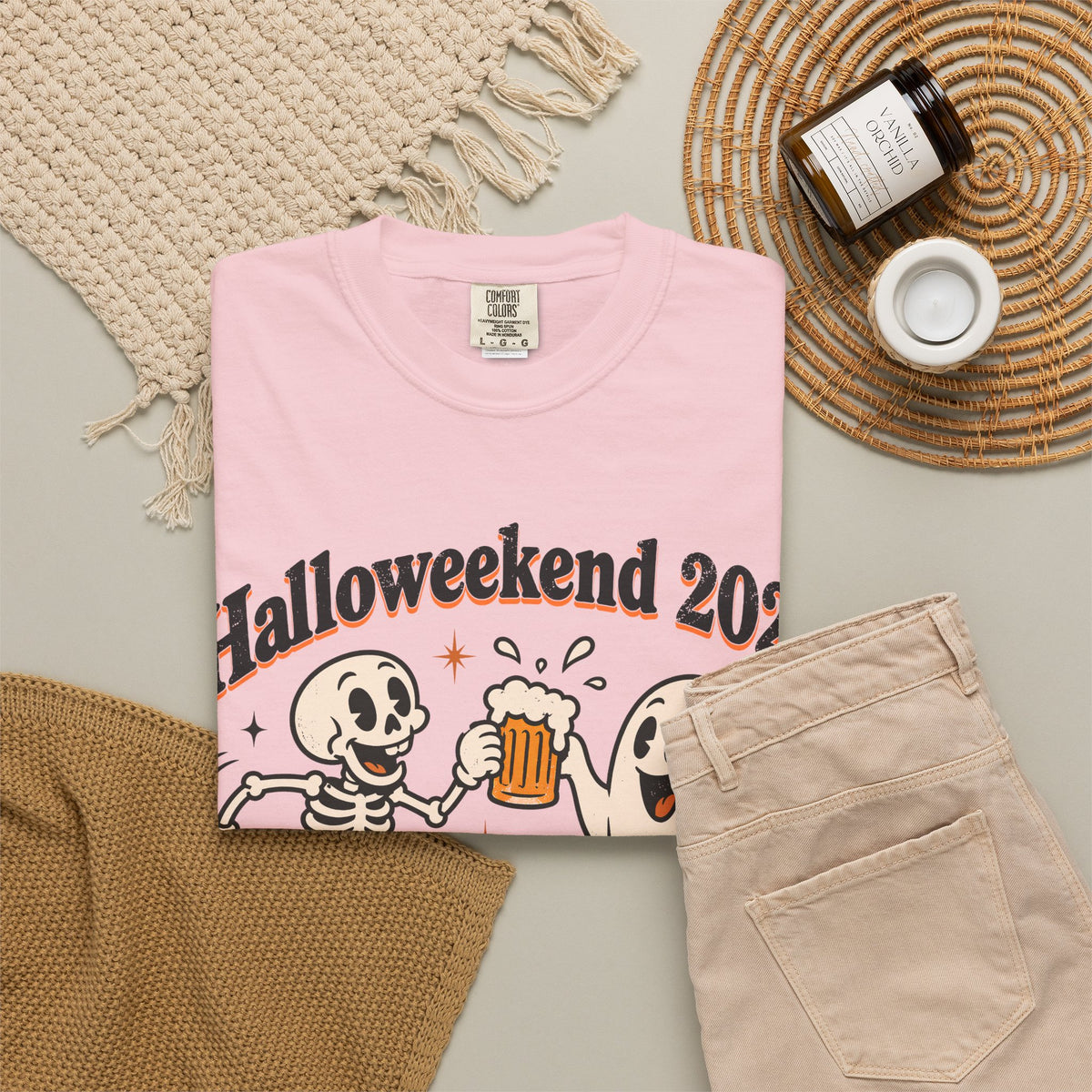 Halloweekend 2026 Boos & Booze Comfort Colors Tee