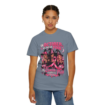 In October We Wear Pink My Coven Fights in Pink Tee