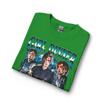 Girl Dinner Survival Horror Gildan Heavy Cotton Long Sleeve Tee