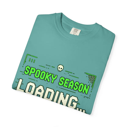 Spooky Season Loading Gamer Halloween Comfort Colors Tee