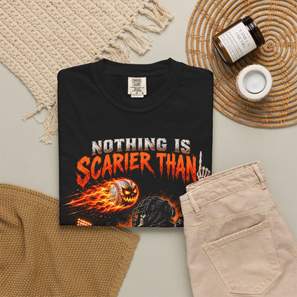 October Baseball Halloween Comfort Colors Graphic T-Shirt