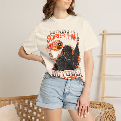 October Baseball Halloween Comfort Colors Graphic T-Shirt