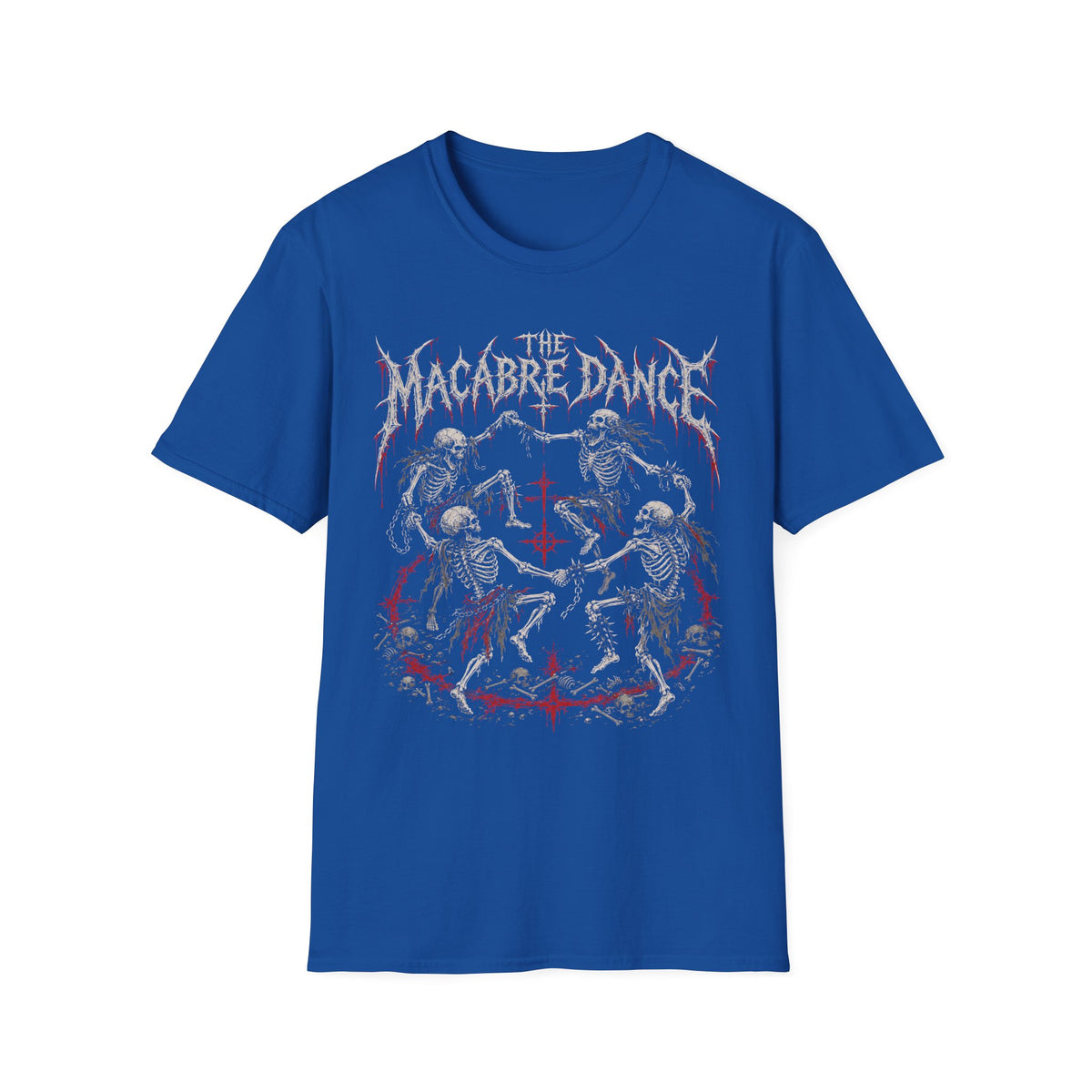 Brutal Metal Mosh Pit Skeletons T-Shirt