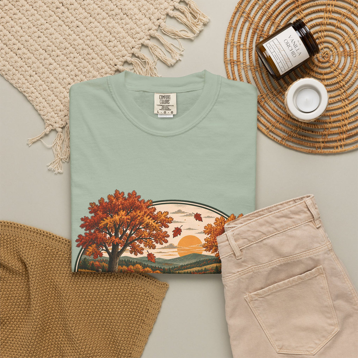 In My Fall Era Autumn Comfort Colors Graphic T-Shirt