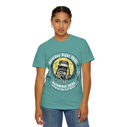 Saturday Night Shift Halloween 2026 Comfort Colors Tee