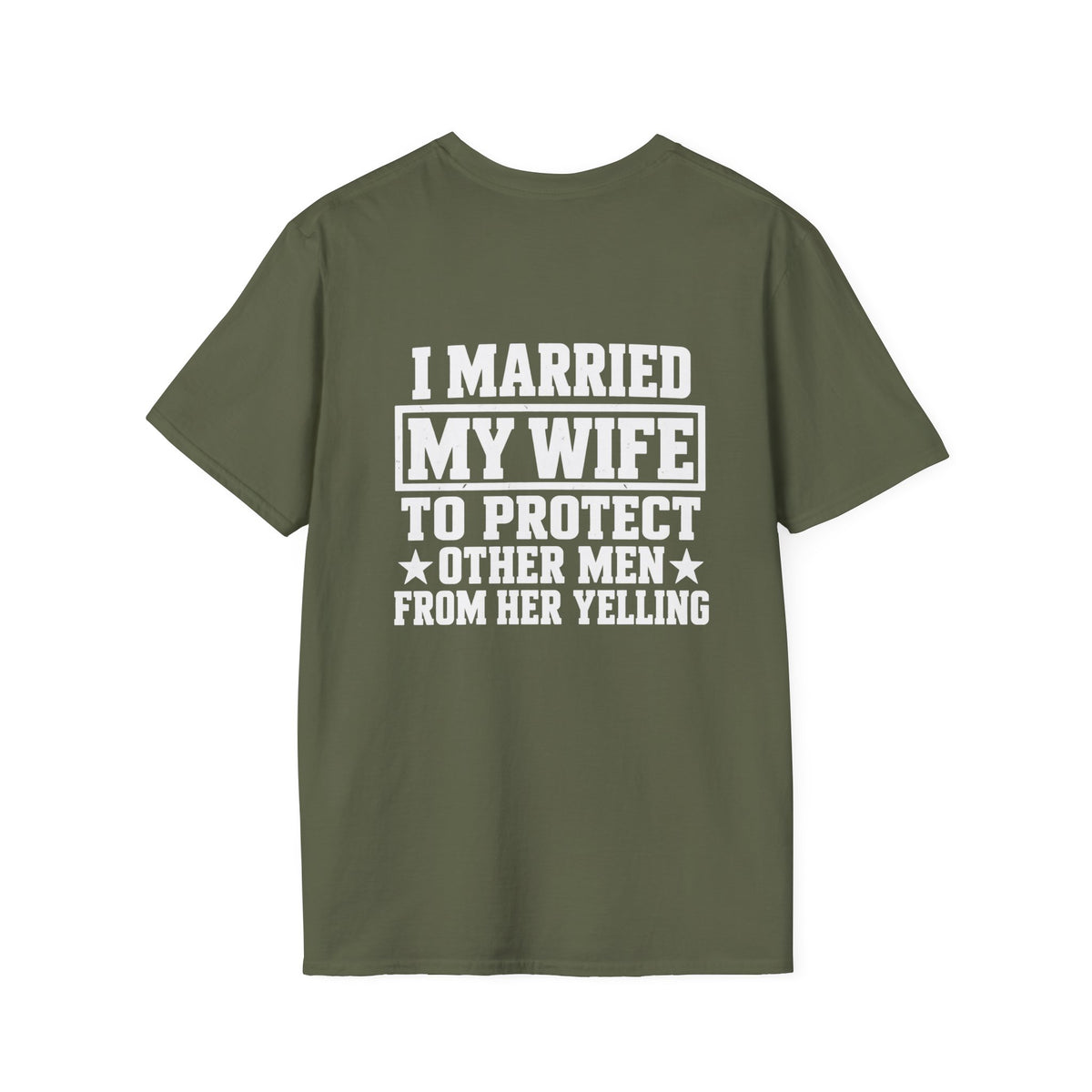 I Married My Wife To Protect Other Men Shirt – Funny Husband Marriage Humor Tee