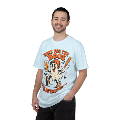 Here for the Boos Baseball Halloween Comfort Colors Tee
