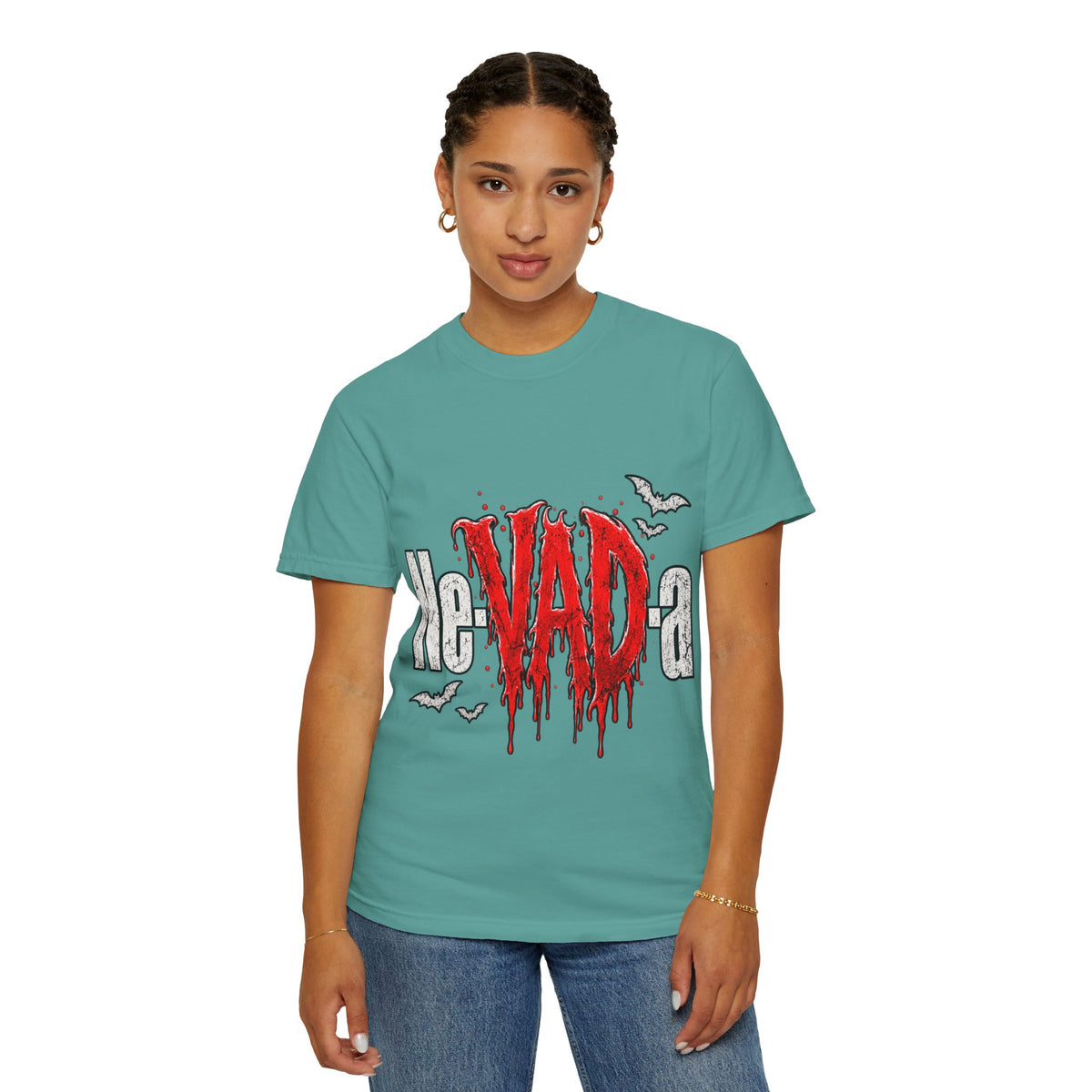 Nevada Horror Drip Halloween Comfort Colors T-Shirt