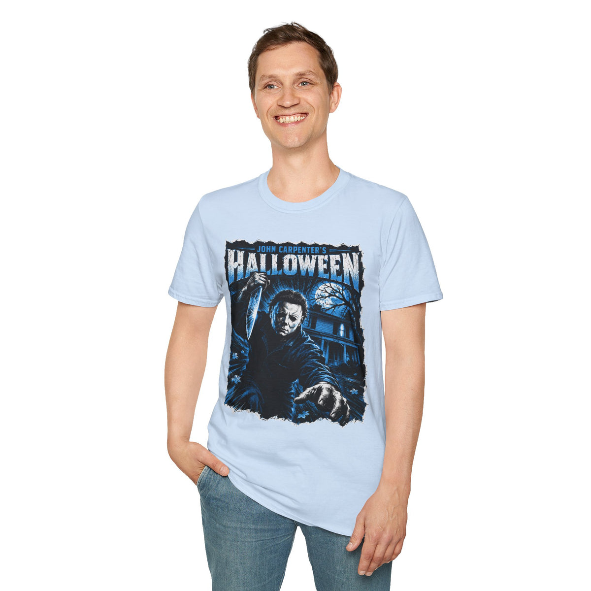 John Carpenter's Halloween Comic Book Style Shirt