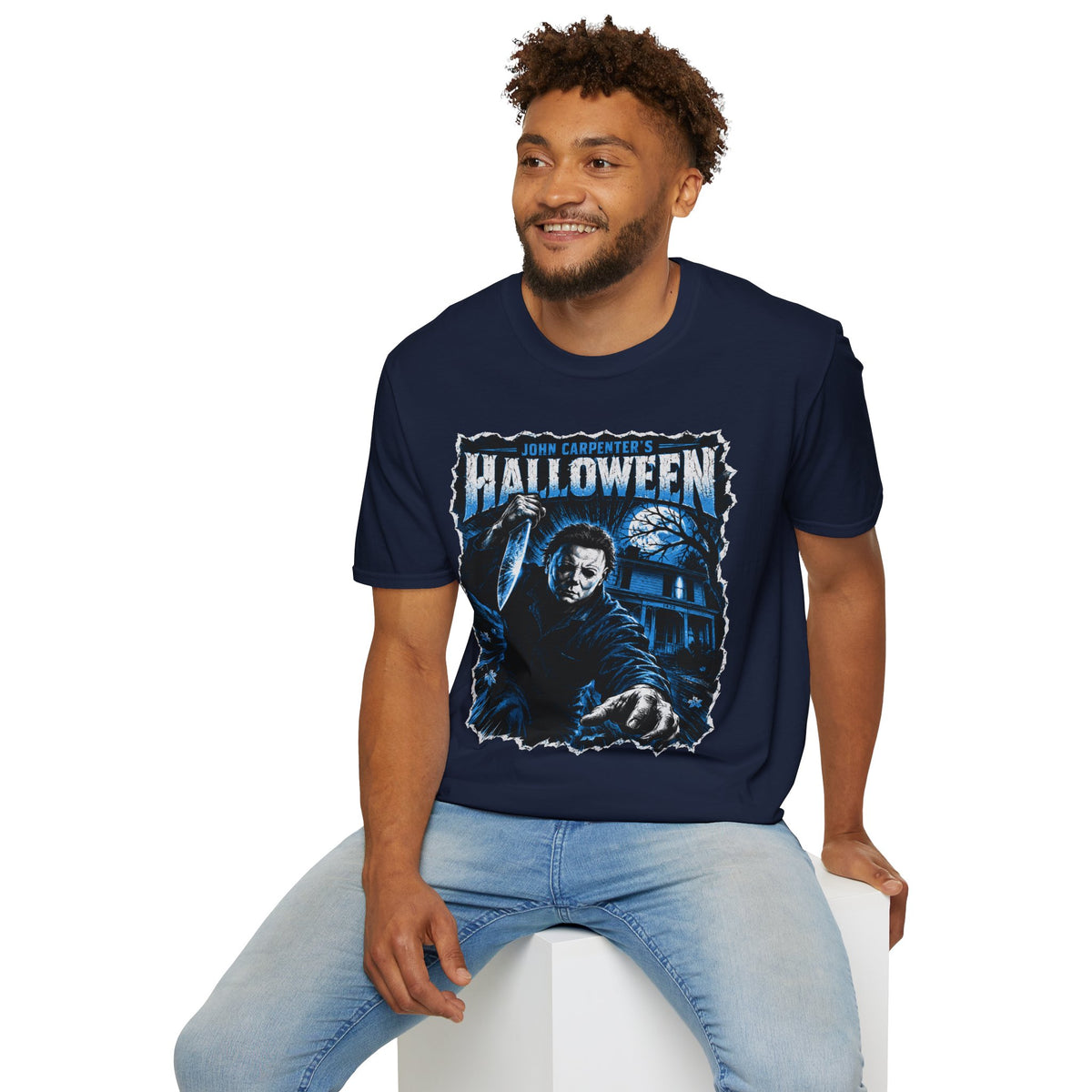 John Carpenter's Halloween Comic Book Style Shirt