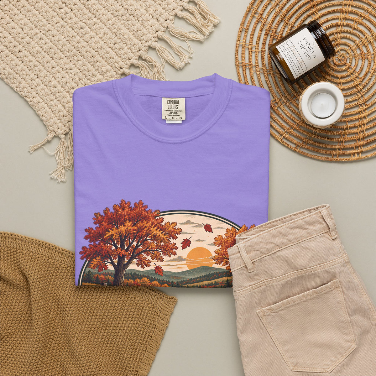 In My Fall Era Autumn Comfort Colors Graphic T-Shirt