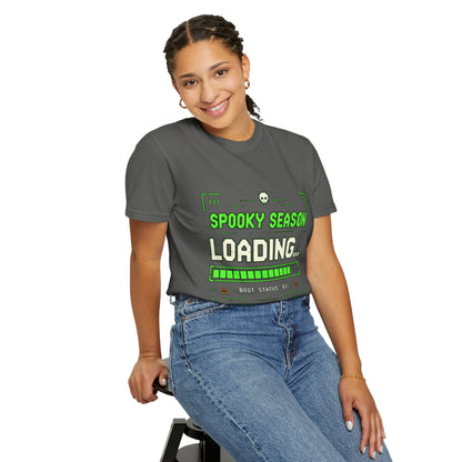 Spooky Season Loading Gamer Halloween Comfort Colors Tee