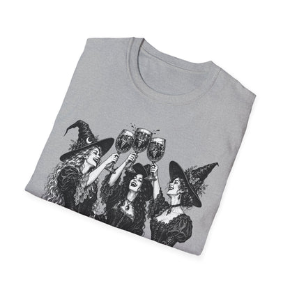 Coven Meeting Witch Wine T-Shirt