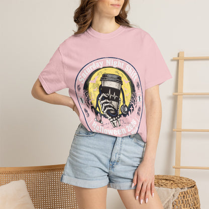 Saturday Night Shift Halloween 2026 Comfort Colors Tee