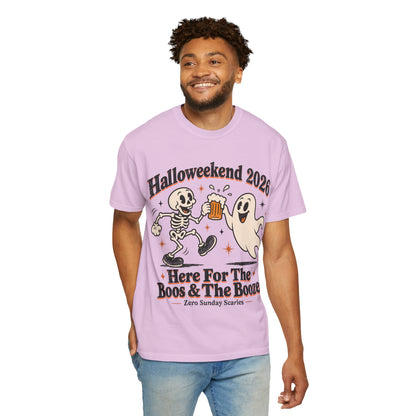 Halloweekend 2026 Boos & Booze Comfort Colors Tee