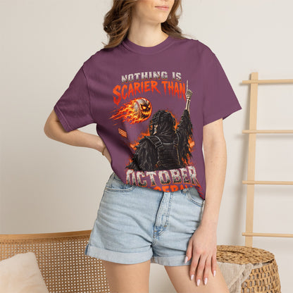 October Baseball Halloween Comfort Colors Graphic T-Shirt