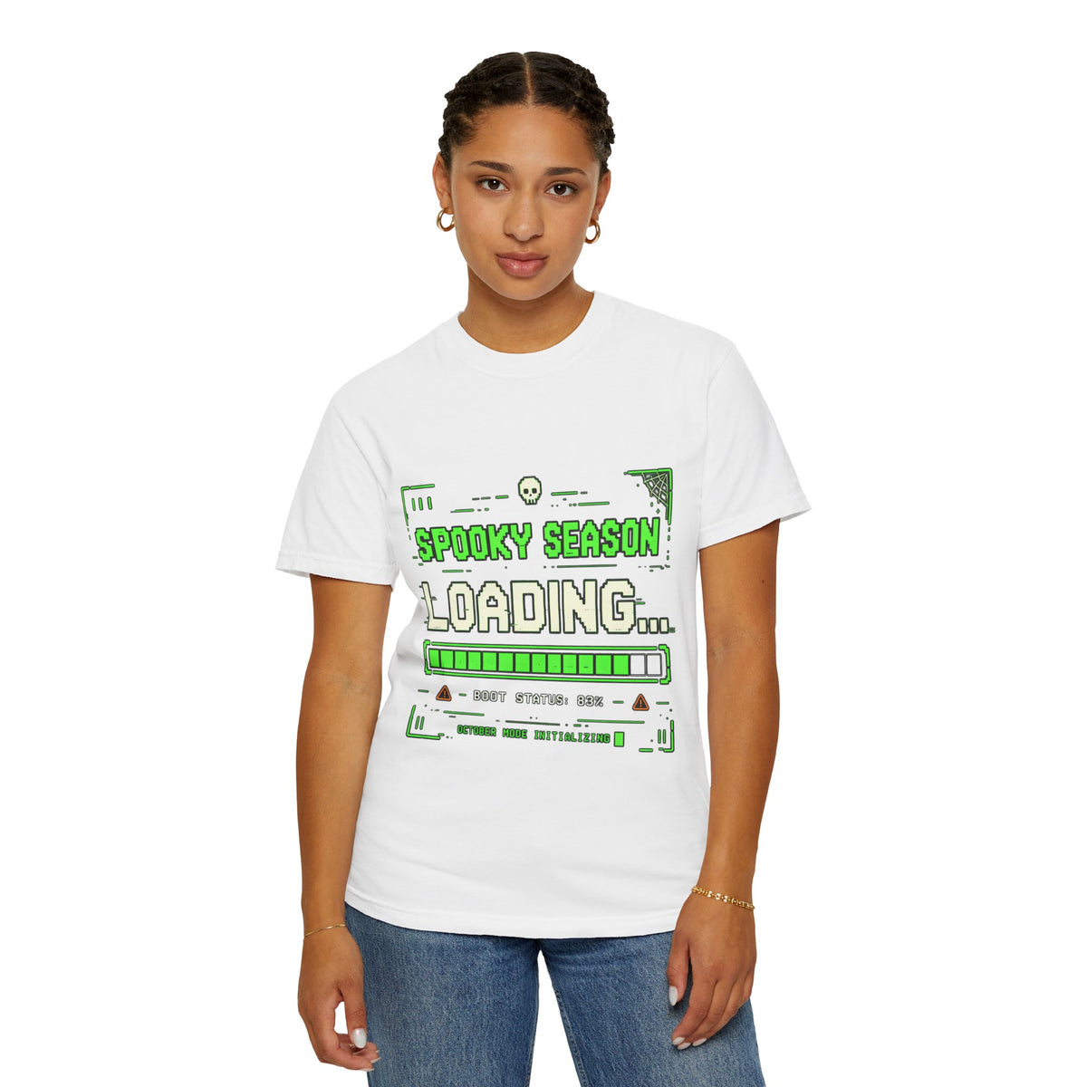 Spooky Season Loading Gamer Halloween Comfort Colors Tee