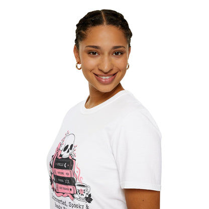 Introverted Spooky & Ready For Fall Shirt – Cozy Book Lover Halloween Tee