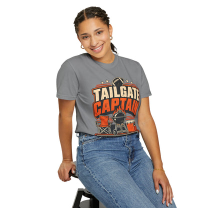 Tailgate Captain Football Game Day Comfort Colors T-Shirt