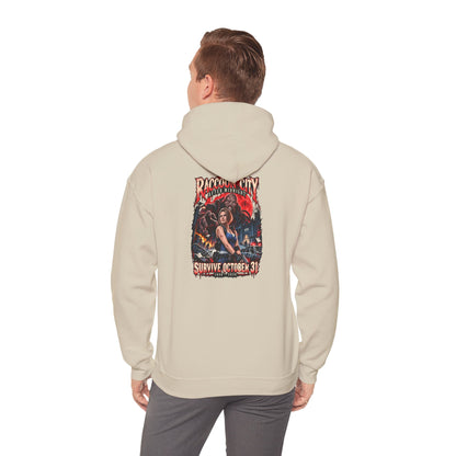 Raccoon City After Midnight Halloween Gildan 18500 Hoodie