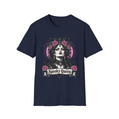 Pink Spooky Queen Pastel Gothic Glamour Witch T-Shirt