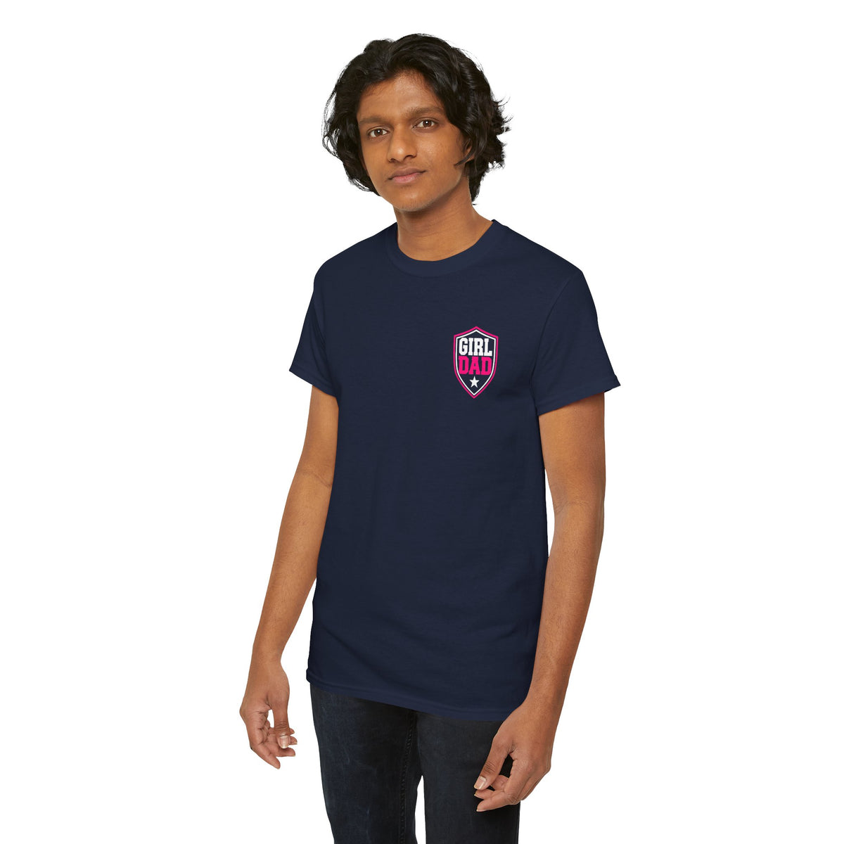 Girl Dad I Raise Strong Girls Graphic Tee
