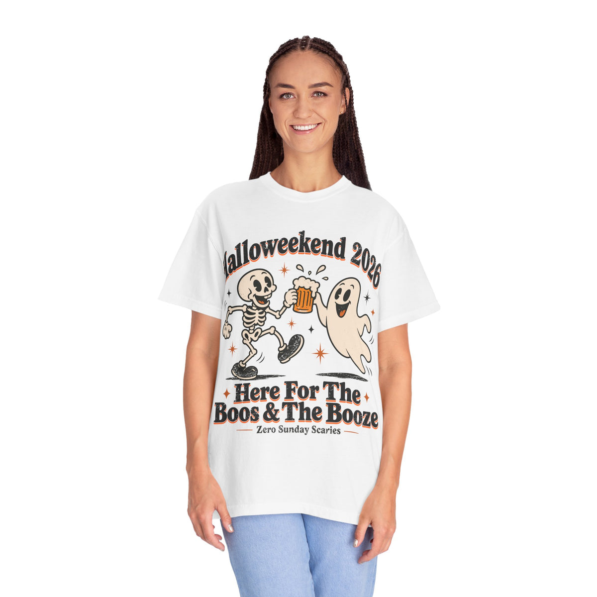 Halloweekend 2026 Boos & Booze Comfort Colors Tee