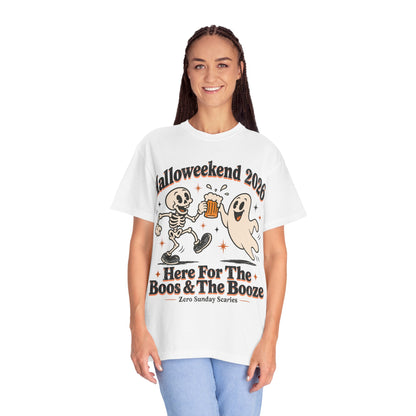 Halloweekend 2026 Boos & Booze Comfort Colors Tee