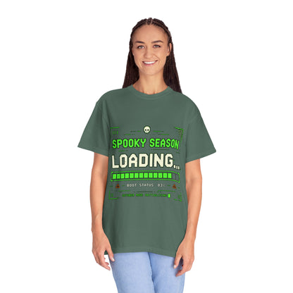 Spooky Season Loading Gamer Halloween Comfort Colors Tee