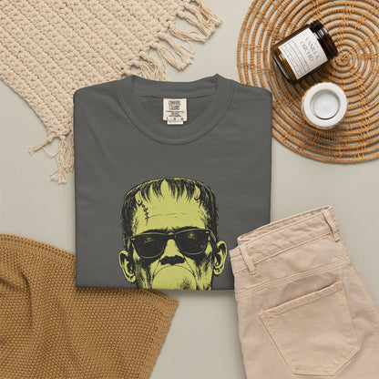 Frankenstein Bubblegum Peace Sign Comfort Colors T-Shirt