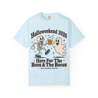 Halloweekend 2026 Boos & Booze Comfort Colors Tee