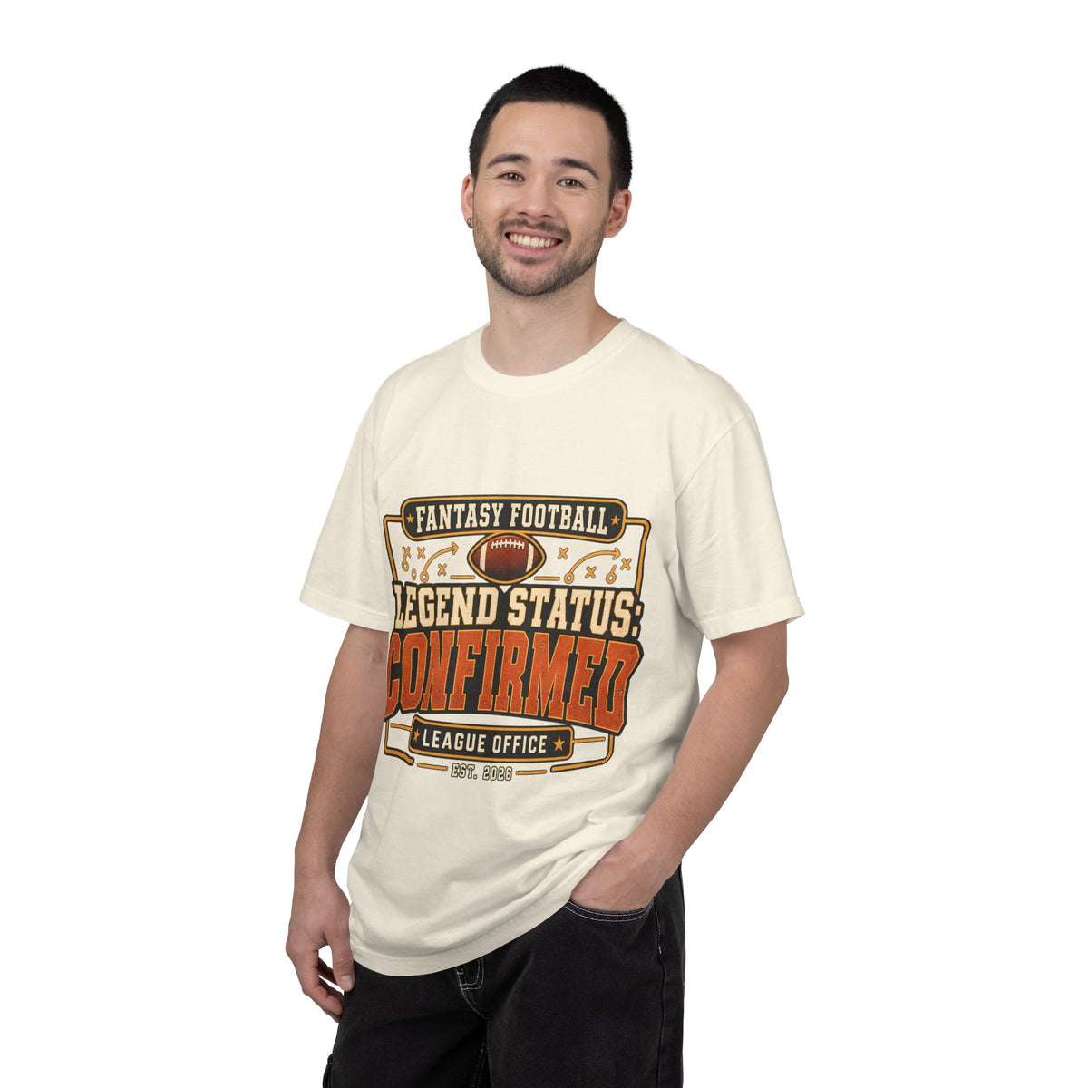 Fantasy Football Legend Status Confirmed Comfort Colors Tee
