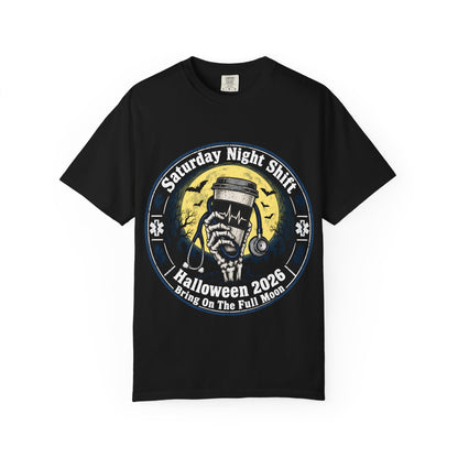 Saturday Night Shift Halloween 2026 Comfort Colors Tee