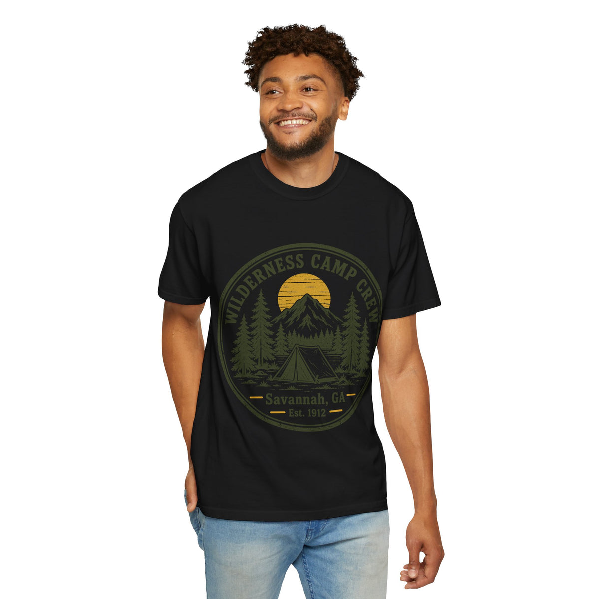 Wilderness Camp Crew Savannah GA Comfort Colors Tee