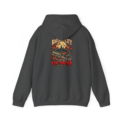 Welcome to Raccoon City Halloween 2026 Gildan 18500 Hoodie