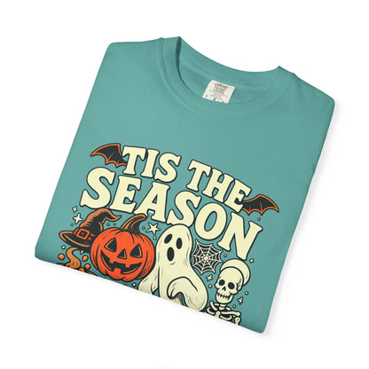 Tis the Season Spooky Halloween Comfort Colors Graphic Tee
