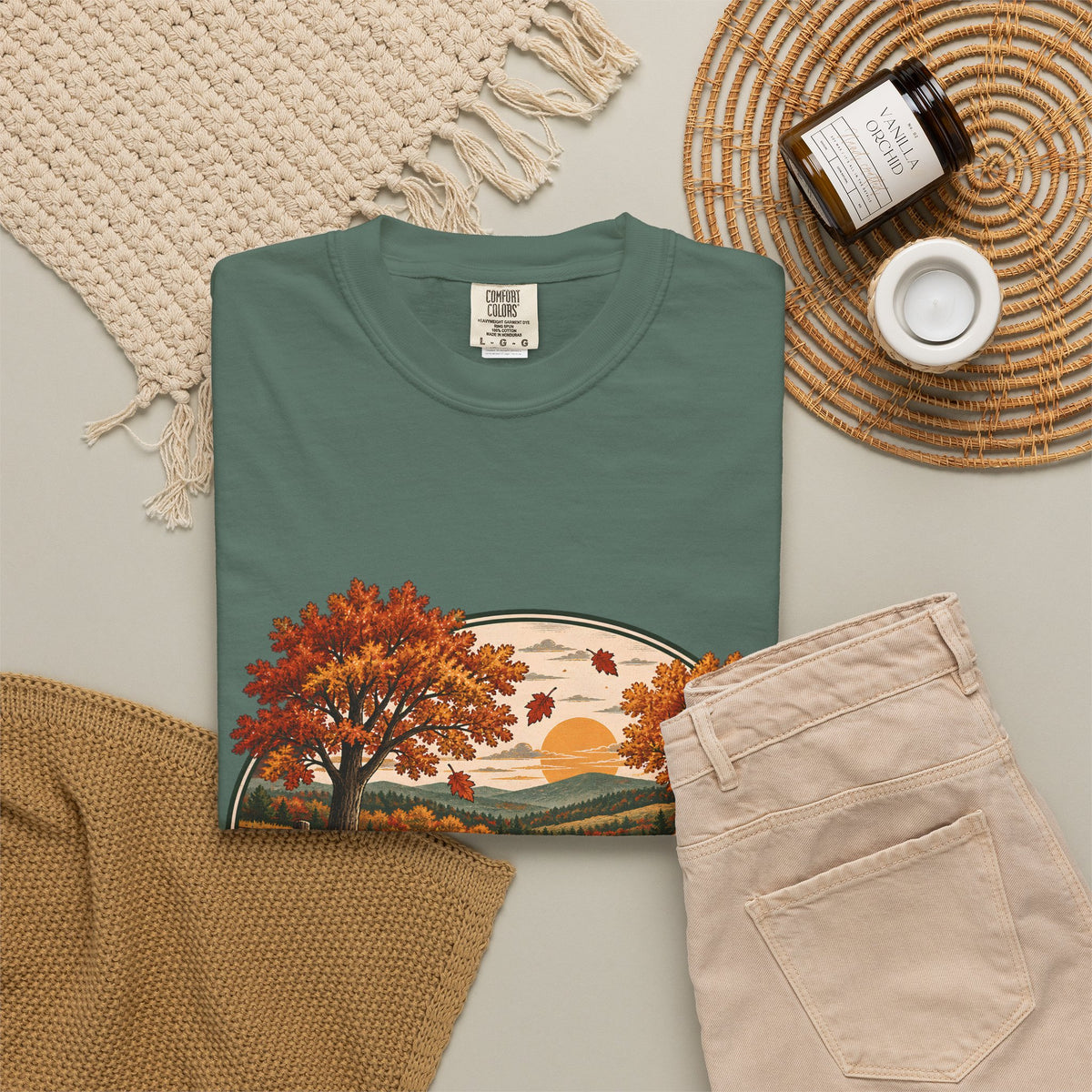 In My Fall Era Autumn Comfort Colors Graphic T-Shirt