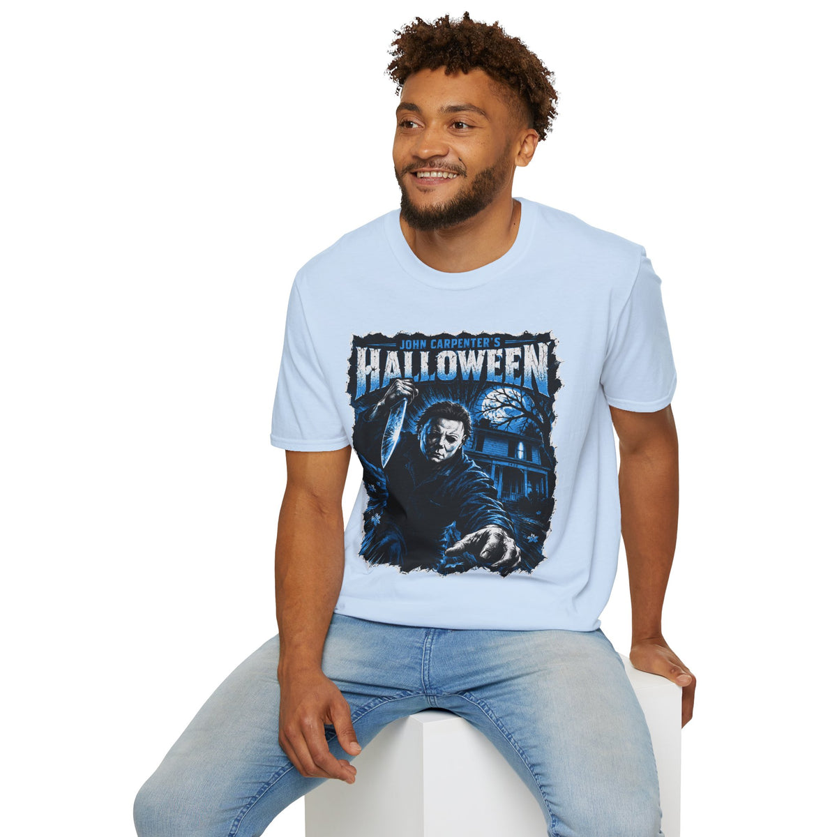 John Carpenter's Halloween Comic Book Style Shirt