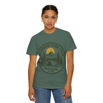 Wilderness Camp Crew Savannah GA Comfort Colors Tee